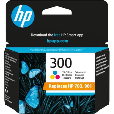 HP 300 Cyan/Magenta/Gelb Original Druckerpatrone