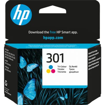 HP 301 Cyan/Magenta/Gelb Original Druckerpatrone