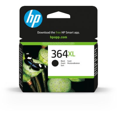 HP 364XL Schwarz Original Druckerpatrone mit hoher Reichweite
