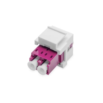 Digitus LWL LC/LC-Duplex-Kupplung, Multimode-OM4, Keystone-Modul