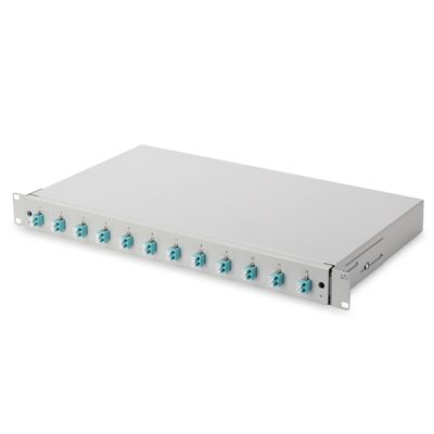 Digitus LWL Spleißbox, bestückt, LC, OM3