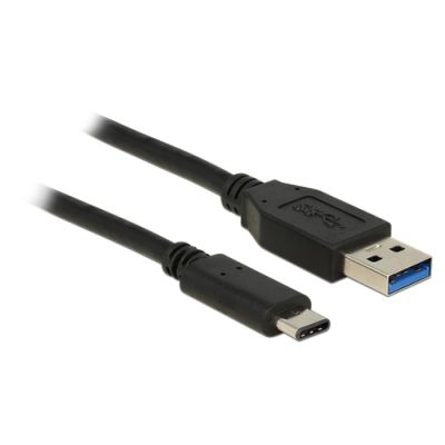 DeLOCK 1m USB3.1-C/USB3.1-A USB Kabel USB 3.2 Gen 2 (3.1 Gen 2) USB A USB C Schwarz