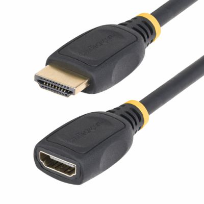 StarTech.com 2m HDMI 2.0 Verlängerungskabel, High Speed HDMI Kabel, 4K 60Hz, Arc HDMI Verlängerungskabel, HDMI Adapter, HDMI Stecker zu Buchse Verlängerungsadapterkabel, HDMI 2.0 Kabel, M/F
