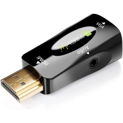 EFB Elektronik IDATA-HDMI-VGA2MABT2 Videokabel-Adapter HDMI Typ A (Standard) VGA (D-Sub) + 3.5mm Schwarz