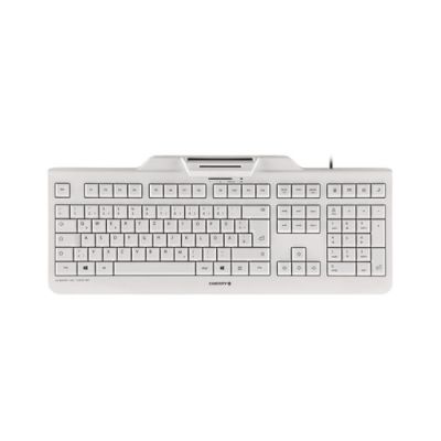 CHERRY KC 1000 SC Tastatur USB QWERTY UK Englisch Grau