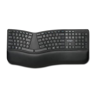Kensington Pro Fit Ergo Tastatur RF Wireless + Bluetooth QWERTY Nordisch Schwarz