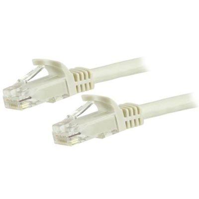 StarTech.com 7,5m CAT6-Kabel - weißes CAT6-Patchkabel - Snagless RJ45-Steckverbinder - ETL