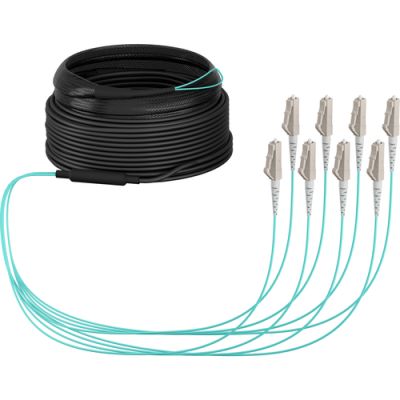 EFB Elektronik O8322S20OM3 InfiniBand/Glasfaserkabel 20 m 8x LC U-DQ(ZN) BH Beige, Schwarz, Blau