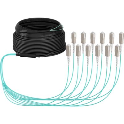 EFB Elektronik O8341S40OM3 InfiniBand/Glasfaserkabel 40 m 12x SC U-DQ(ZN) BH Beige, Schwarz, Blau