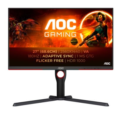 AOC G3 Q27G3XMN/BK Computerbildschirm 68,6 cm (27") 2560 x 1440 Pixel 2K Ultra HD LED Schwarz