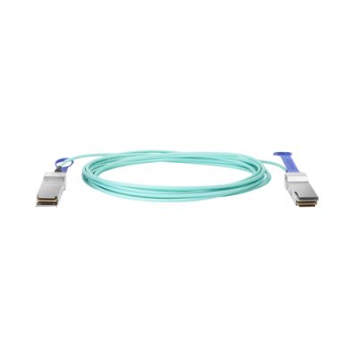 HPE Q9S71A Glasfaserkabel 5 m QSFP28 Türkis
