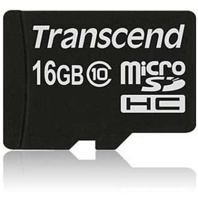 Transcend TS16GUSDC10 Speicherkarte 16 GB MicroSDHC NAND Klasse 10