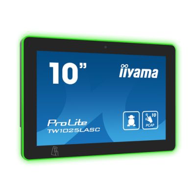 iiyama TW1025LASC-B1PNR Besprechungsraum-Display 25,6 cm (10.1") 1280 x 800 Pixel LED 802.11b, 802.11g, Wi-Fi 4 (802.11n) Schwarz Kunststoff Bluetooth