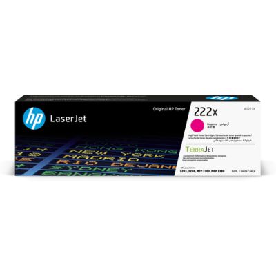 HP 222X Magenta Original LaserJet-Tonerkartusche mit hoher Reichweite