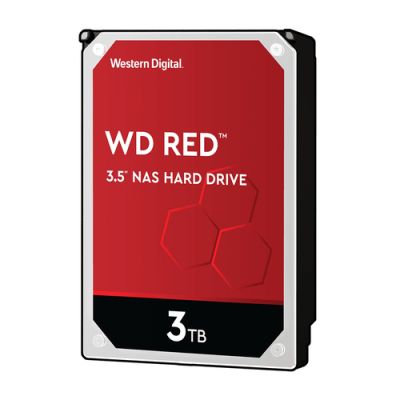 Western Digital Red Interne Festplatte 3 TB 5400 RPM 256 MB 3.5" Serial ATA III