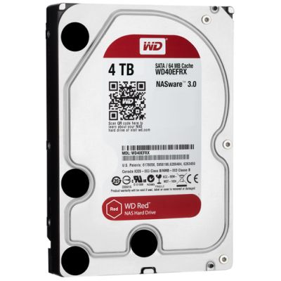 Western Digital Red Interne Festplatte 4 TB 5400 RPM 64 MB 3.5" Serial ATA III
