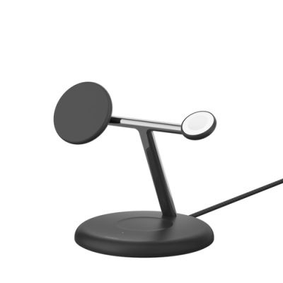 Belkin WIZ023VFBK Ladegerät für Mobilgeräte Kopfhörer, Smartphone, Smartwatch Schwarz USB Kabelloses Aufladen Drinnen