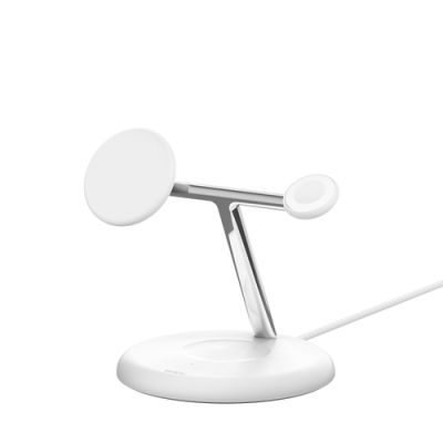 Belkin WIZ023VFWH Ladegerät für Mobilgeräte Kopfhörer, Smartphone, Smartwatch Weiß USB Kabelloses Aufladen Drinnen