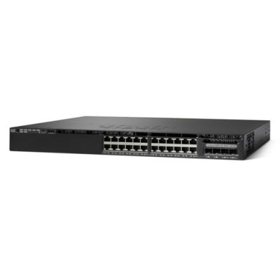 Cisco Catalyst WS-C3650-24TS-S Netzwerk-Switch Managed L3 Gigabit Ethernet (10/100/1000) 1U Schwarz