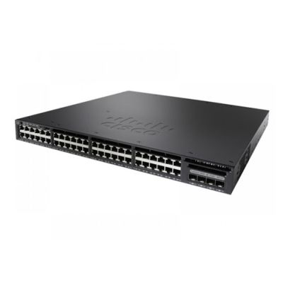 Cisco Catalyst WS-C3650-48FS-S Netzwerk-Switch Managed L3 Gigabit Ethernet (10/100/1000) Power over Ethernet (PoE) 1U Schwarz
