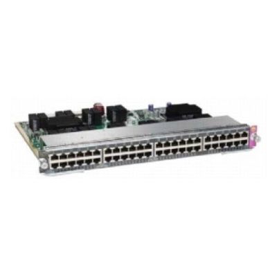 Cisco WS-X4748-UPOE+E= Netzwerk-Switch L2 Gigabit Ethernet (10/100/1000) Power over Ethernet (PoE) 1U Silber