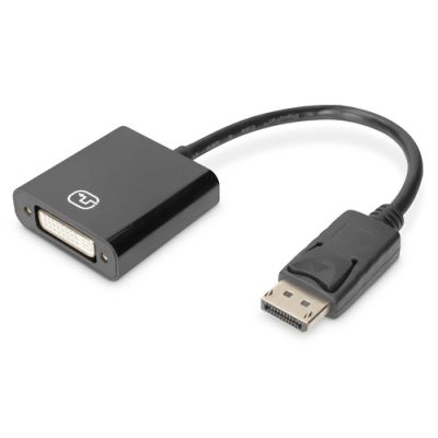 Digitus Aktiver DisplayPort Adapter / Konverter, DP auf DVI