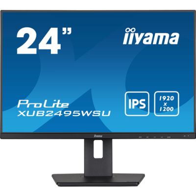 iiyama ProLite XUB2495WSU-B5 Computerbildschirm 61,2 cm (24.1") 1920 x 1200 Pixel WUXGA LCD Schwarz