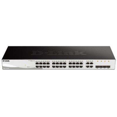D-Link DGS-1210-24 Managed L2 Gigabit Ethernet (10/100/1000) 1U Schwarz