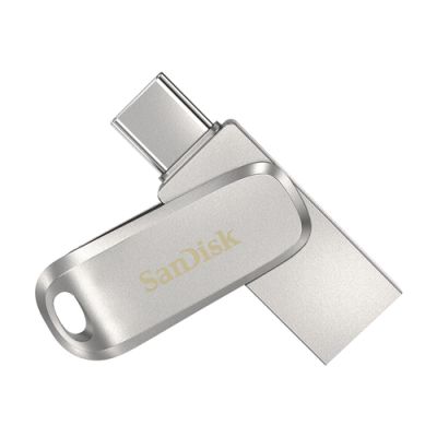 SanDisk Ultra Dual Drive Luxe USB-Stick 128 GB USB Type-A / USB Type-C 3.2 Gen 1 (3.1 Gen 1) Edelstahl