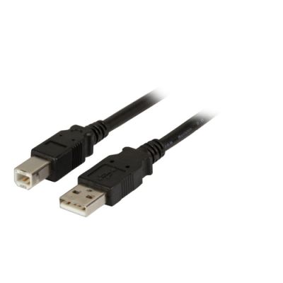 EFB Elektronik USB A/USB B, 2 m USB Kabel 5 m USB 2.0 Schwarz