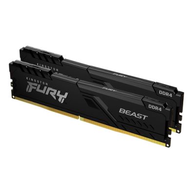 Kingston Technology FURY 32GB 3733MT/s DDR4 CL19 DIMM (2er-Kit) 1Gx8 Beast Black