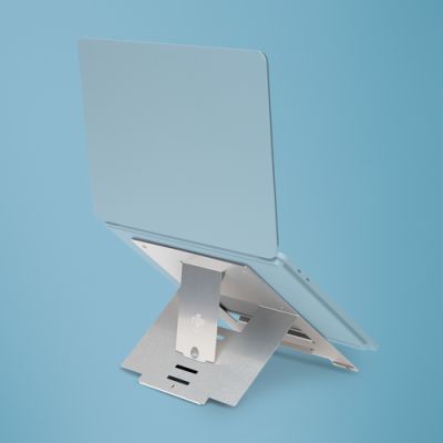 R-Go Tools Riser R-Go Flexibel Laptop-Ständer, silber