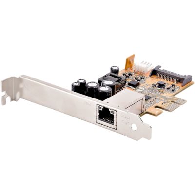 StarTech.com 1 Port 2.5 Gbit/s PoE Netzwerkkarte, PCI Express Ethernet Karte RJ45, 30W 802.3at PCIe PoE NIC für Desktops/Server, PoE Multi Gigabit LAN Adapter mit Niedrigprofilblende, Windows/Linux