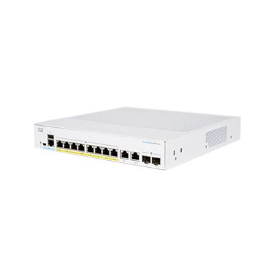 Cisco CBS350-8P-E-2G-EU Netzwerk-Switch Managed L2/L3 Gigabit Ethernet (10/100/1000) Silber