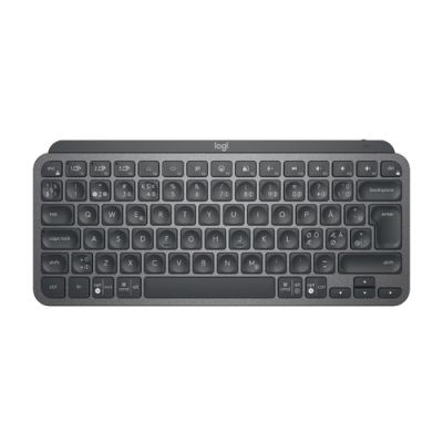 Logitech MX Keys Mini Tastatur RF Wireless + Bluetooth QWERTY Nordisch Graphit