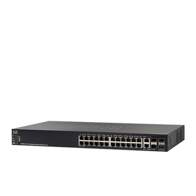 Cisco SG550X-24-K9 Managed L3 Gigabit Ethernet (10/100/1000) 1U Schwarz