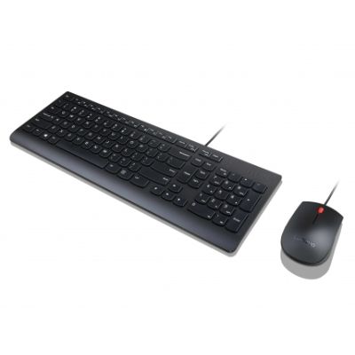 Lenovo 4X30L79897 Tastatur Maus enthalten USB QWERTZ Deutsch Schwarz