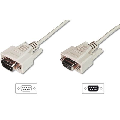 Digitus Datatransfer Verlängerungskabel, D-Sub9/St - D-Sub9/Bu