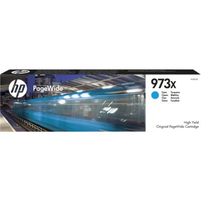 HP 973X Cyan Original PageWide Druckerpatrone mit hoher Reichweite