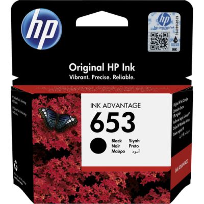 HP 653 Schwarz Original Advantage-Druckerpatrone