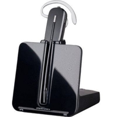 POLY CS540 + HL10 Kopfhörer Kabellos Ohrbügel Büro/Callcenter Schwarz