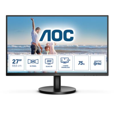 AOC Q27B3MA LED display 68,6 cm (27") 2560 x 1440 Pixel Quad HD Schwarz
