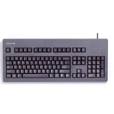 CHERRY G80-3000 Blaue SWITCH Kabelgebundene Tastatur, Schwarz, USB/PS2 (QWERTZ - DE)