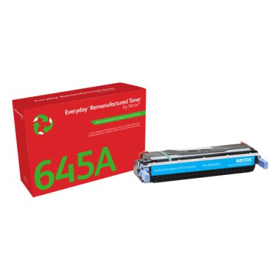 Everyday ™ Cyan Toner von Xerox, kompatibel mit HP 645A (C9731A), Standardkapazität