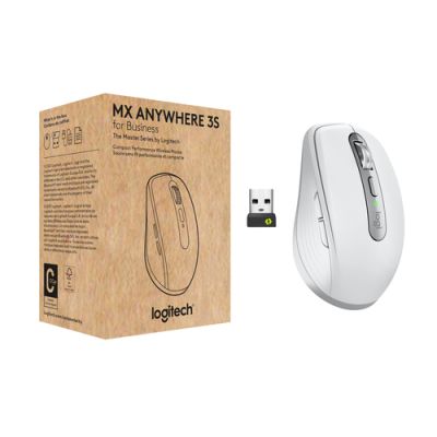 Logitech MX Anywhere 3S for Business Maus rechts RF Wireless + Bluetooth Laser 8000 DPI