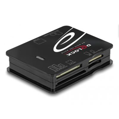 DeLOCK 91007 Kartenleser USB 2.0 Schwarz