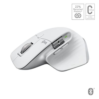 Logitech MX Master 3S for Mac Maus rechts Bluetooth Laser 8000 DPI