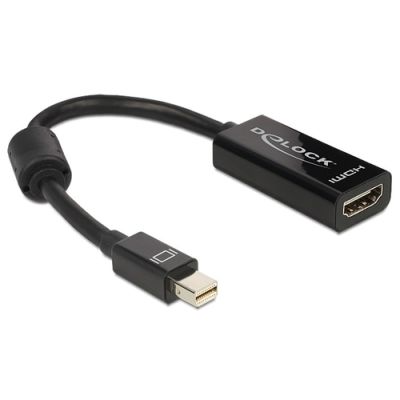 DeLOCK Adapter mini Displayport / HDMI 0,18 m HDMI Typ A (Standard) Schwarz