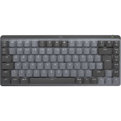 Logitech MX Mini Mechanical Tastatur RF Wireless + Bluetooth QWERTY US International Graphit, Grau
