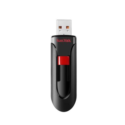 SanDisk Cruzer Glide USB-Stick 128 GB USB Typ-A 2.0 Schwarz, Rot